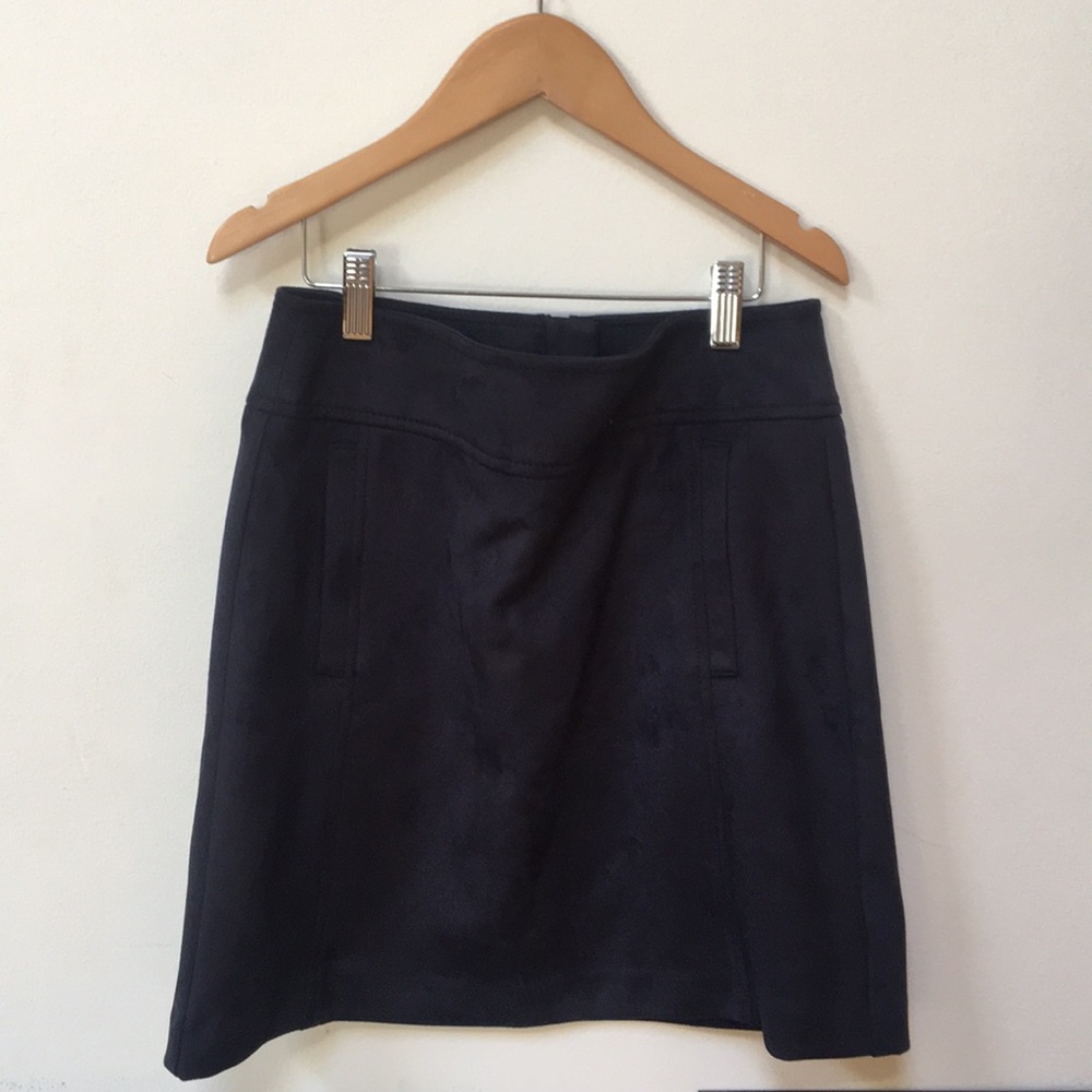Loft Petite Suede Skirt